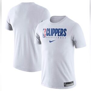 🆕 Nike White LA Clippers Essential Practice Performance T-Shirt